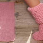 Носки для новичков на двух спицах ? Knitting easy socks on two needles (tutorial for BEGINNER)