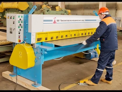Ножницы гильотинные СТД-9А от Компании НЕВАСТАНКОМАШ
