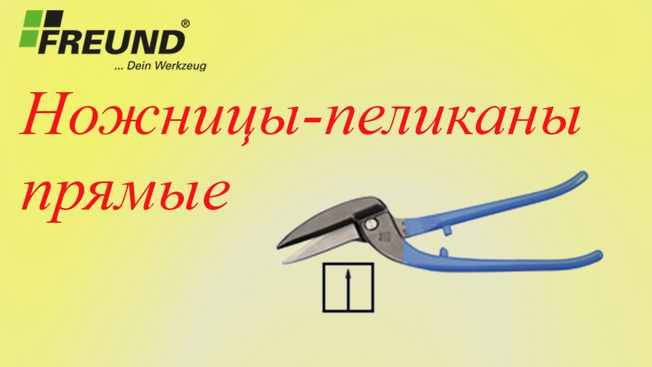 Ножницы-пеликаны прямые ( FREUND ) 01230300