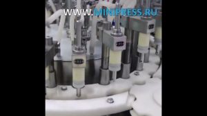 Оборудование для розлива и укупорки пластиковых бутылок, тестирование