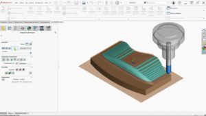 Обработка сложных поверхностей в Solidworks CAM