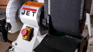 Обзор Станок шлифовальный тарельчато-ленточный JET JSG-96 708595M