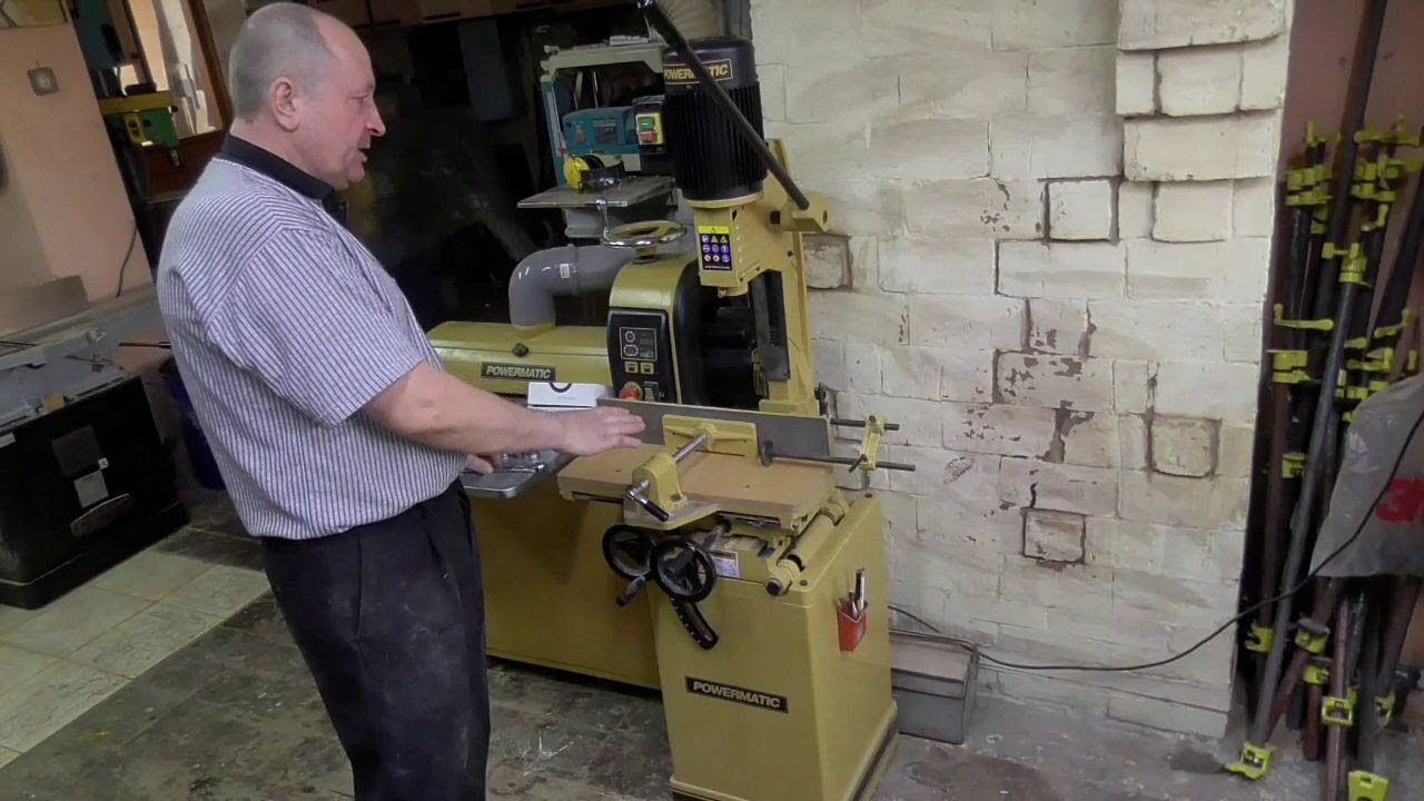 Обзор и работа - Powermatic 719T Долбёжно пазовальный станок.