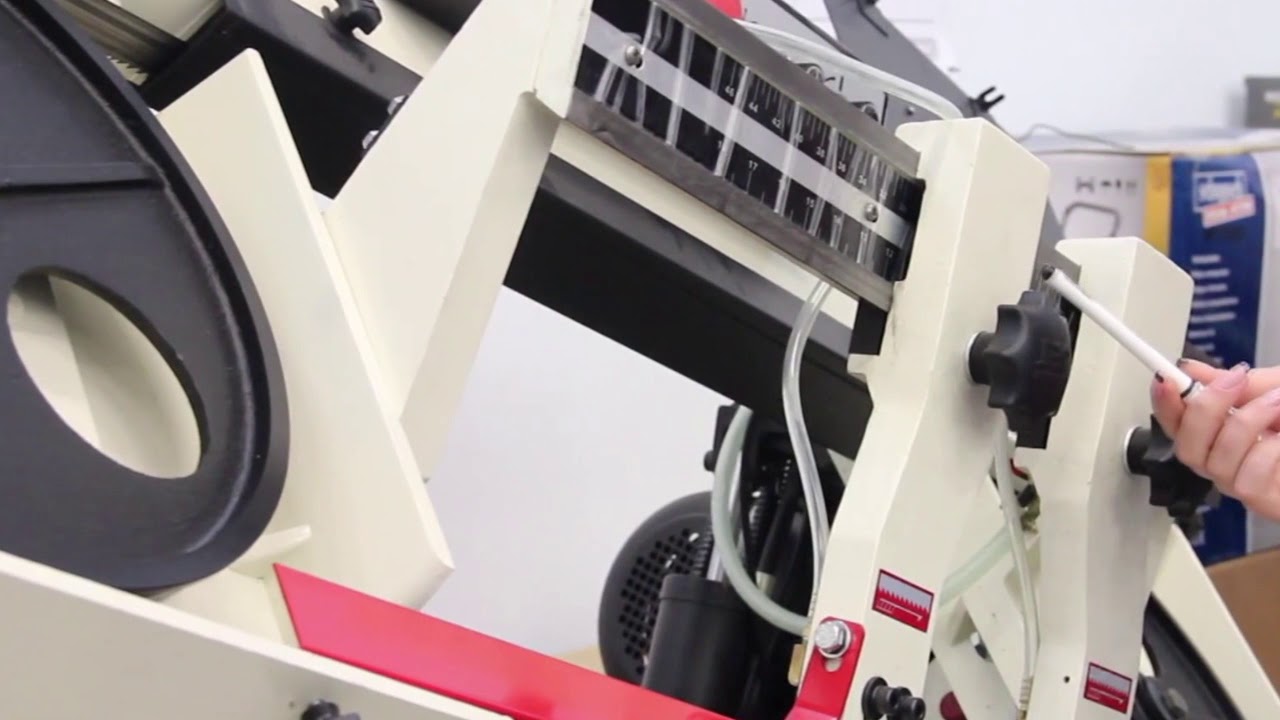 Обзор ленточной пилы по металлу (Metal Band Saw) JET HBS-1018W