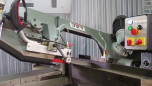 Обзор ленточной пилы по металлу (Metal Band Saw) JET MBS-910CS