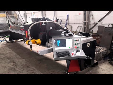 Отгрузка огромного плазменного станка 6000х12000 с 3D резкой