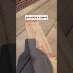 Оттенки древесины после термообработки