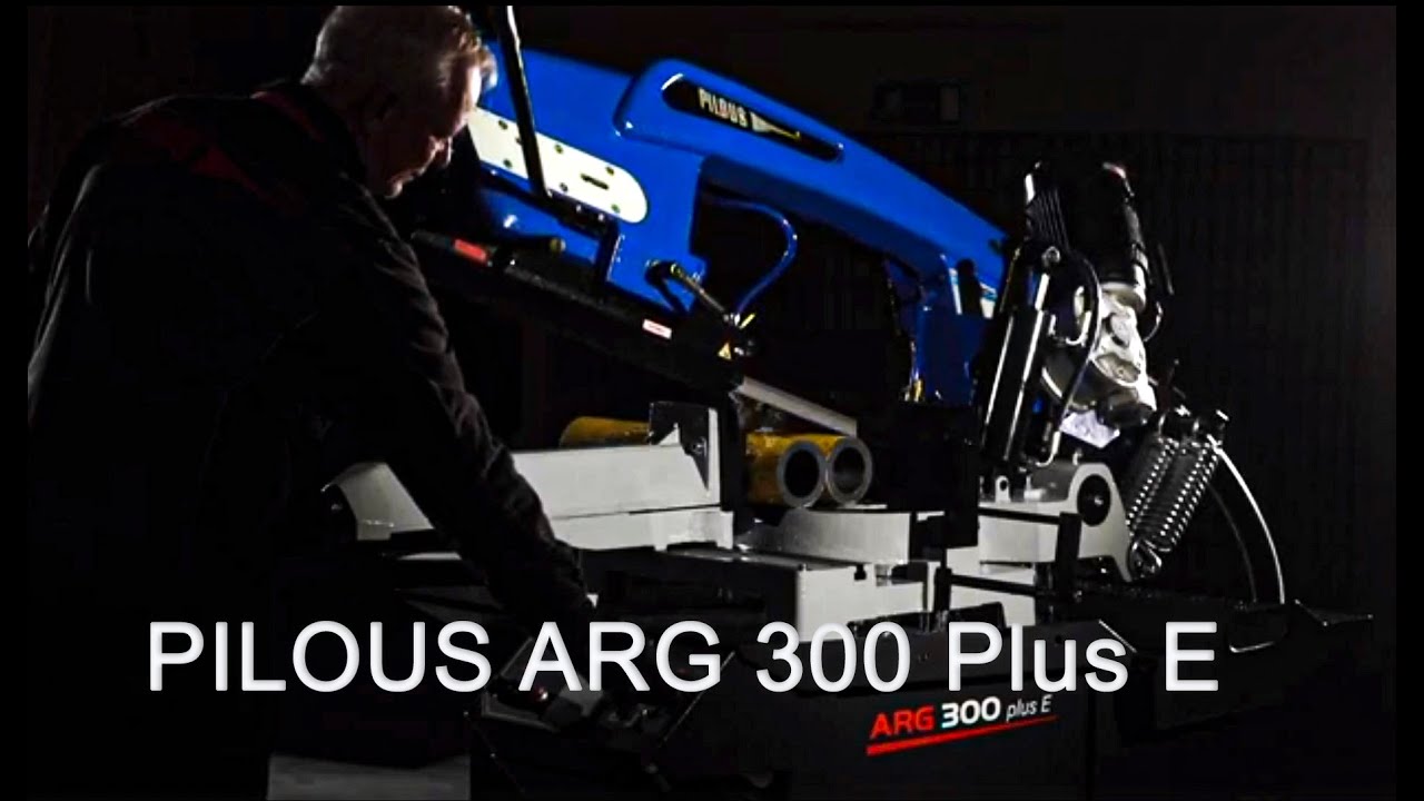 PILOUS ARG 300 Plus E RUS - универсальный ленточнопильный станок по металлу. Полотно 7x0,9