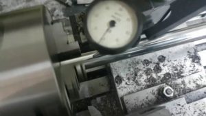 Патрон TOS 100mm. Проверка после установки.