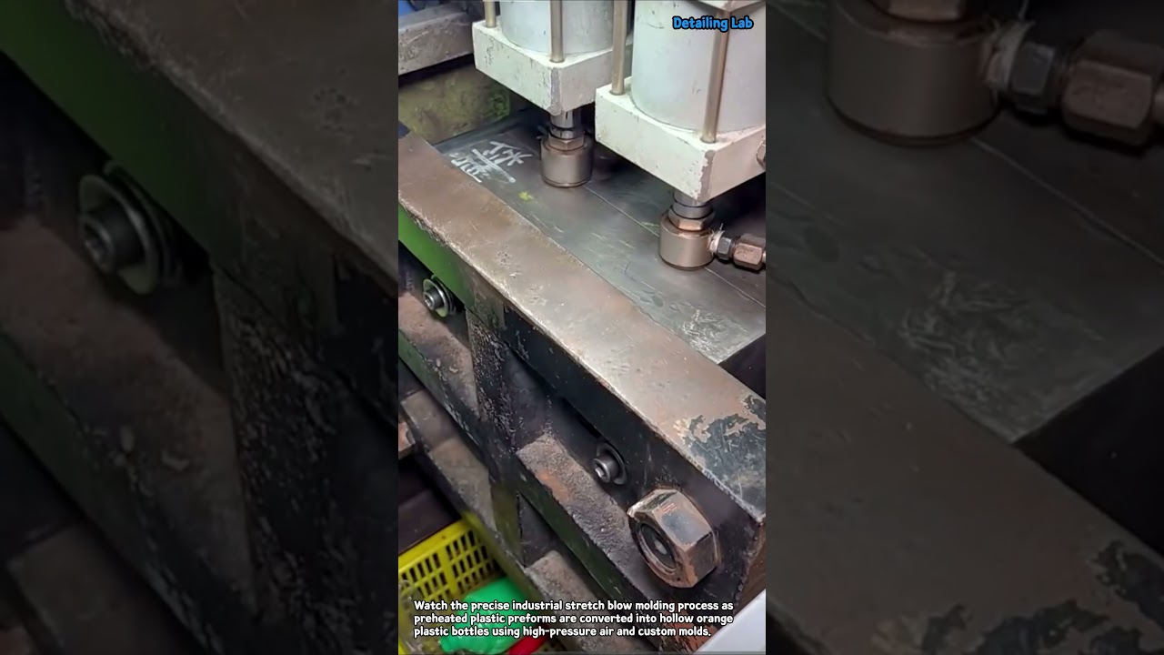 Plastic Bottle Manufacturing Process Revealed #worker #process #manufacturing #factory #satisfying