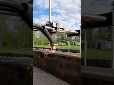 Плазморез Aurora Airhold 42 и самодельный станок к нему