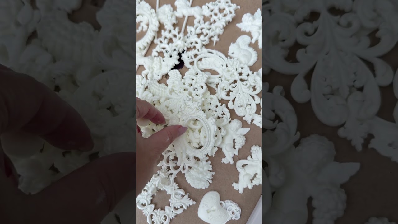 Подготовила формы из жидкого пластика для своих работ.  #diy #diycrafts