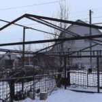 Постройка металлического гаража (каркас)