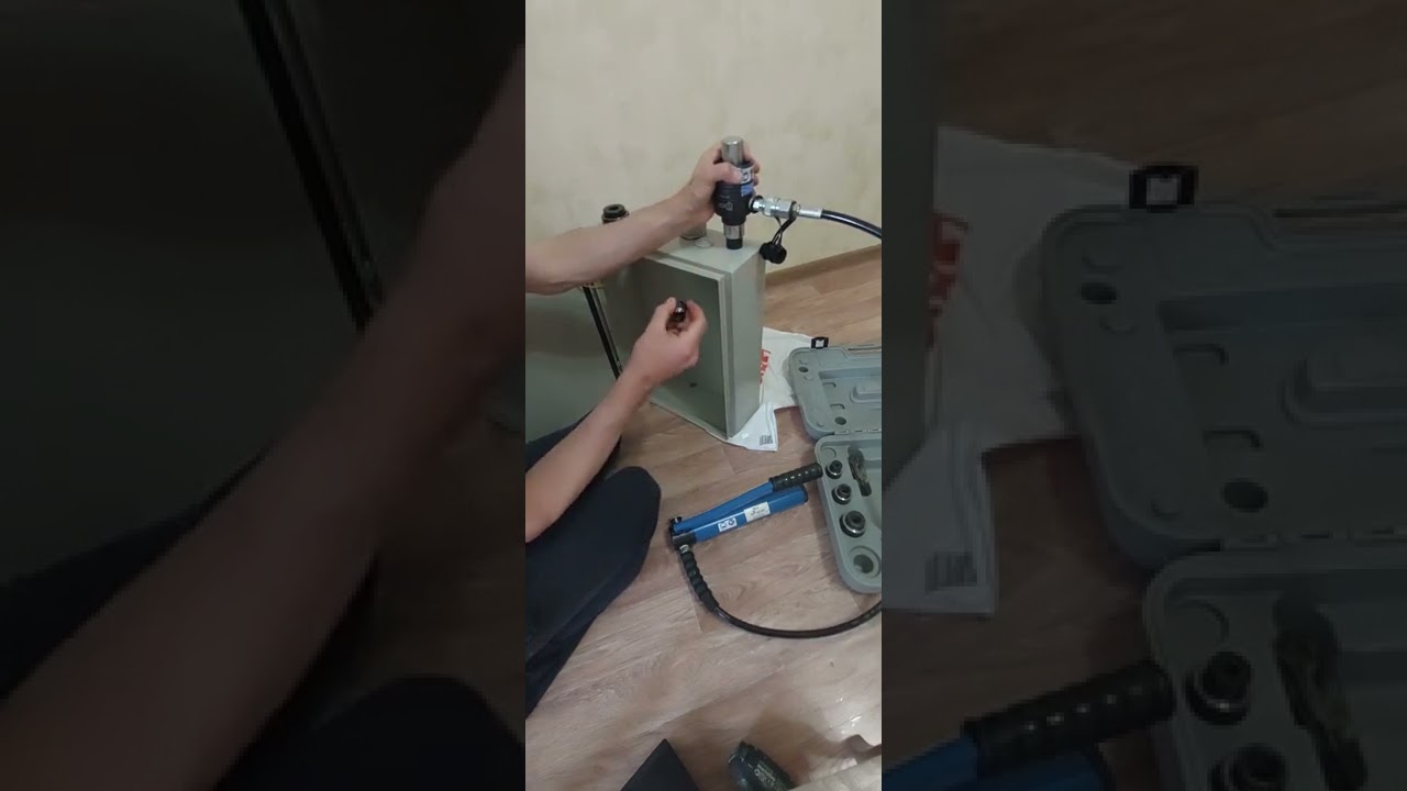 Пресс ПГПО 60. Для прорубания отверстий в металле.