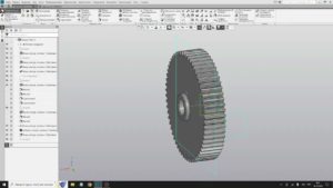 Проектирование шестерни в КОМПАС 3D