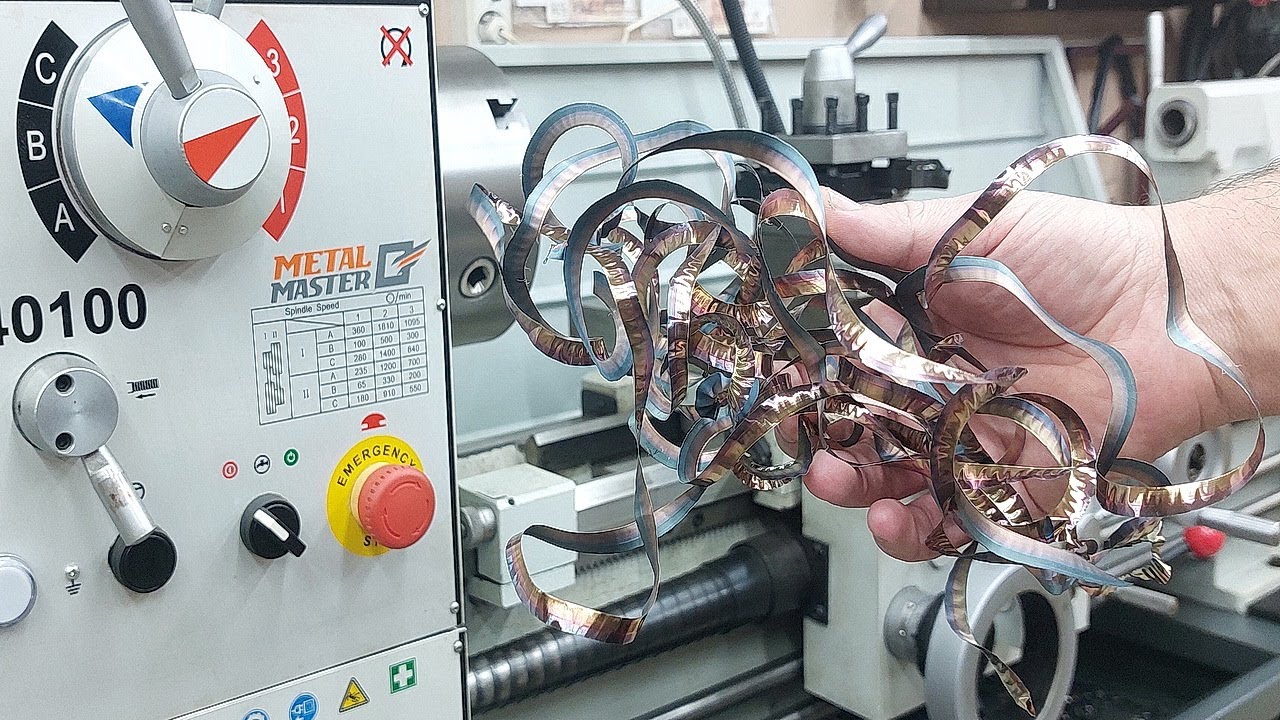 Просто Шок! Мега съем на токарном станке по металлу Metal Master X40100 C УЦИ!