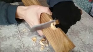 Проверка ножа (сталь для гильотины)