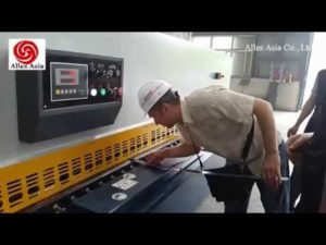 Проверка станков "Гидравлические ножницы" на заводе в Китае . Alles Asia