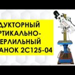 РЕДУКТОРНЫЙ ВЕРТИКАЛЬНО-СВЕРЛИЛЬНЫЙ СТАНОК 2С125-04 | СК СТРОЙАВТО