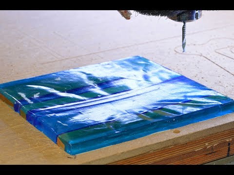 Работа с эпоксидной смолой. часть 2 фрезеровка и шлифовка epoxy resin. milling and grinding
