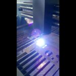 Работа станка плазменной резки ZRPcnc1530