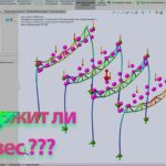 Расчёт навеса в SW 2020 Simulation