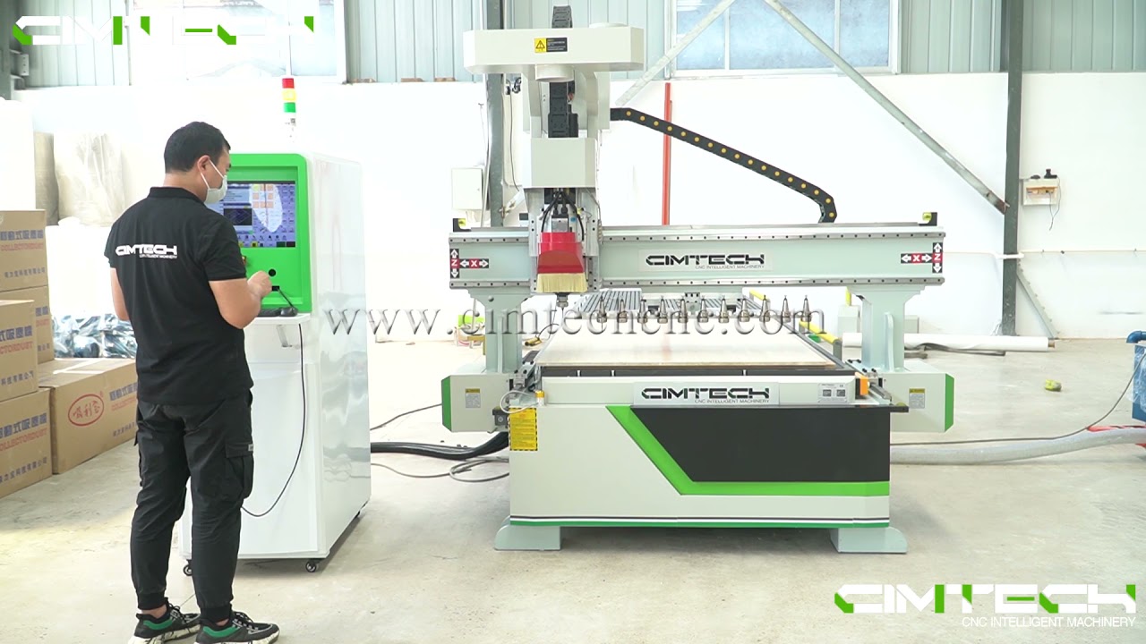 Раскройный станок с ЧПУ, Фрезерный станок по дереву с ЧПУ, Delta Servo cnc