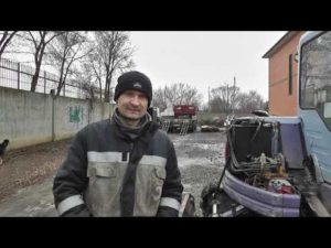 Разборка гидроцилиндра. Мини экскаватор.