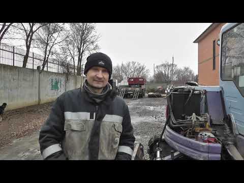 Разборка гидроцилиндра. Мини экскаватор.