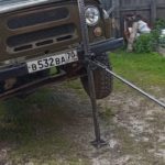 Реечный домкрат хай джек своими руками для УАЗ 469 + чертежи
