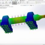 Решение контактной задачи в SOLIDWORKS Simulation