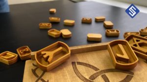 Руны из бамбука на фрезерном станке с ЧПУ Start! Savinsname!