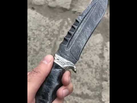 Шикарный нож из Дамасской стали