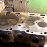 Шлифовка ГБЦ МАЗ на плоскошлифовальном станке модель 3д722.
