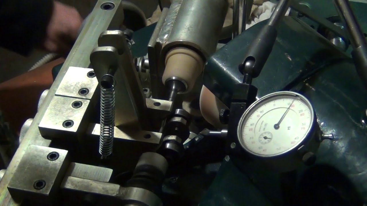 Шлифовка  клапана ГБЦ, на модифицированном Р108