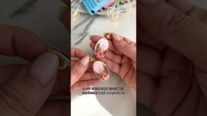 Серьги из полимерной глины #мастеркласс #украшения #полимернаяглина #handmade #своимируками