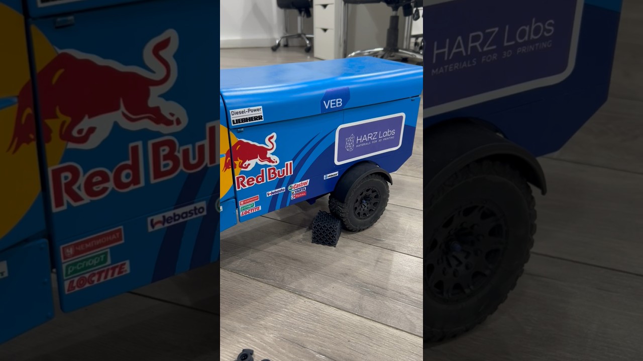 Силиконоподобный полимер для прототипов #harzlabs #3дпечать #3dprinting #creality #magnumflash