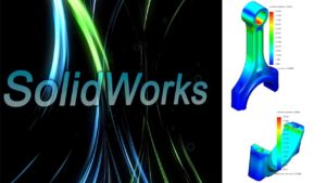 SolidWorks Simulation. Анализ шатуна ДВС. Детали машин. (Урок 10) 2 / SolidWorks Simulation