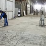 Сплитстоун GM-2411 в работе. Шлифовка бетонной стяжки 8000 м2.