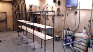 Стеллаж из профиля  в гараж своими руками DIY shelving in a garage