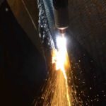 Строжка установкой УПР2.4 "Стриж". Выборка дефектов металла трубы