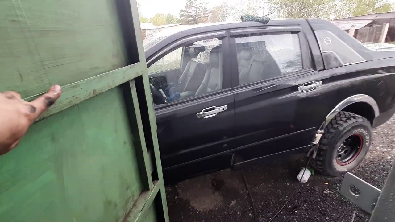 Сварка дверей в дождь  Ни чего хорошего из этого не вышло  Ssangyong на 33 тапках!!!