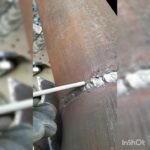 Сварка трубы 159 диаметр толщина 4 мм (облицовка)    электрод LB 3.2 мм pipe welding