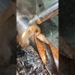 Сверление в токарном станке.