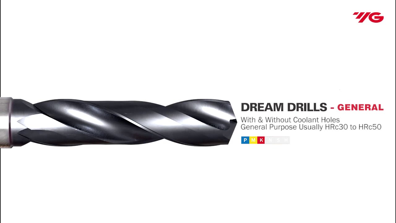 ТЕХНОЛОГ. Сверла общего назначения Dream Drill General для обработки отверстий PurposeHRc30 до HRc50