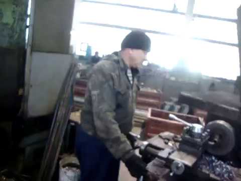 ТОКАРКА. Нарезание колец из трубы, 600 шт. в смену. станок 16к20