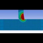 Тавровое сварное соединение. Моделирование теплового процесса при сварке в ANSYS.