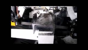 Тестирование ленточнопильного станка Metal Master