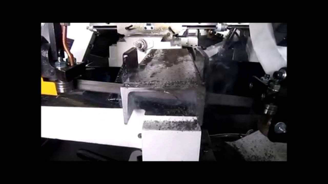 Тестирование ленточнопильного станка Metal Master