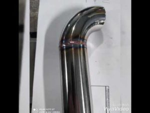 Тиг сварка аргоном и полировка трубы- перила, tig welding pipe, сварка нержавеющей стали Калининград